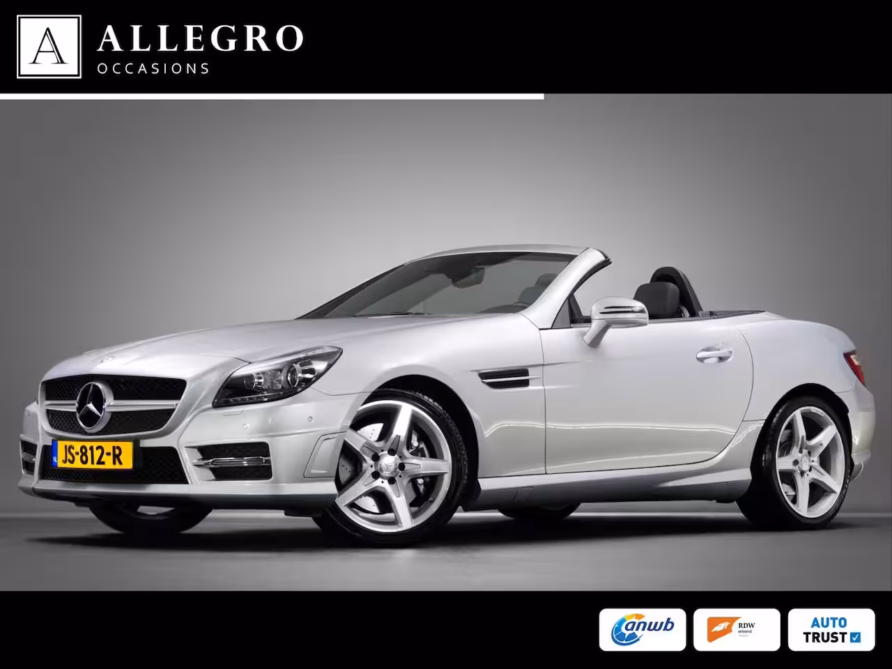 Mercedes-Benz SLK-klasse 200 AMG-Line (SFEERVERLICHTING, STOEL- & NEKVERWARMING, NAVIGATIESYSTEEM, CRUISE CONTROL,