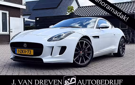 Jaguar F-type 3.0 V6 S/C Coupé - Carplay, Navi, Cruise, Stoel-stuur verw. Elek verstelb. stoelen, Pano,