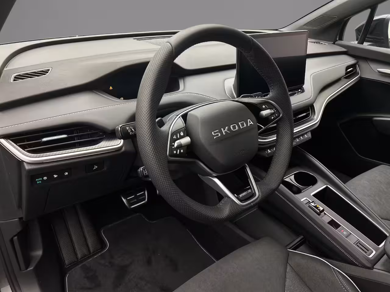 Skoda Enyaq Coupé iV Elektromotor 63 kWh 204pk Sportline €45.490, - incl inruilpremie