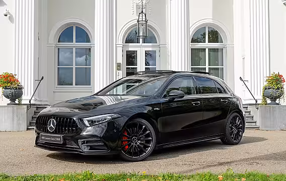 Mercedes-Benz A-klasse AMG 35 4MATIC Premium | Pano | Kuipstoelen | Head-up | Head-up | Burmeister |