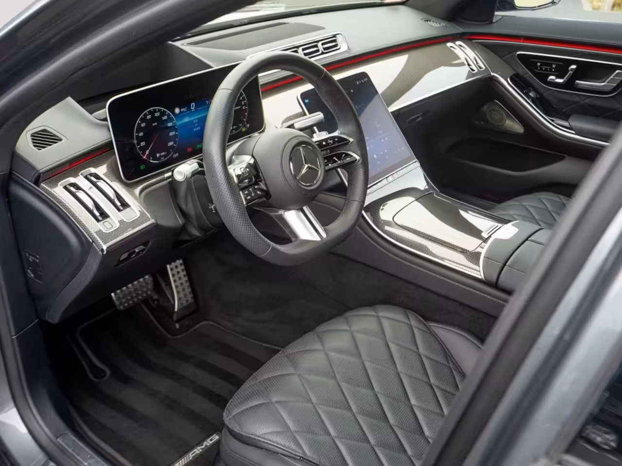 Mercedes-Benz S-klasse S 580e Lang AMG Line 4MATIC | BTW | Leder Exclusief | Achteras s