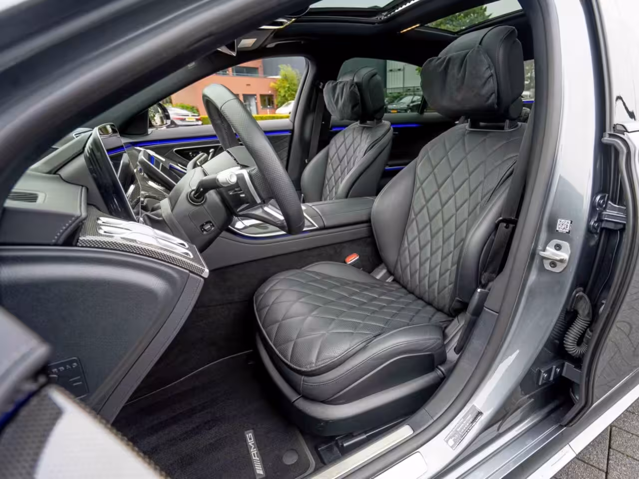 Mercedes-Benz S-klasse S 580e Lang AMG Line 4MATIC | BTW | Leder Exclusief | Achteras s
