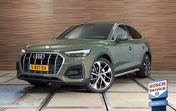 Audi Q5 Sportback 50 TFSI e S-line edition | Luchtvering | District Green | Ambient | Matrix-LED / OLED | Bu