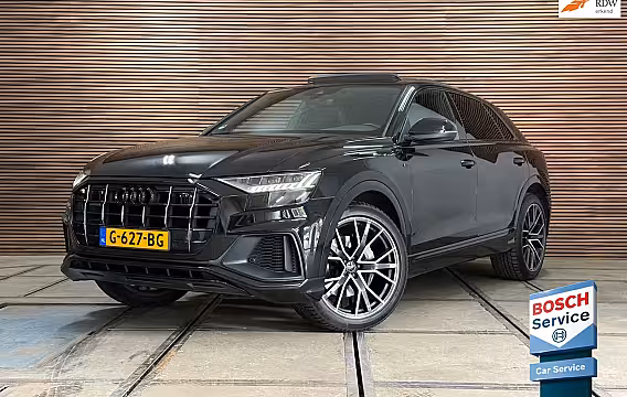 Audi Q8 55 TFSI quattro Pro Line Plus S Line |Black Pack | Luchtvering | PANO| Matrix-Led | 22INCH