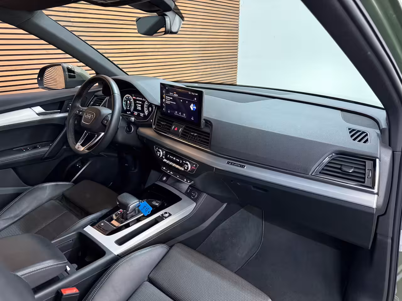 Audi Q5 Sportback 50 TFSI e S-line edition | Luchtvering | District Green | Ambient | Matrix-LED / OLED | Bu