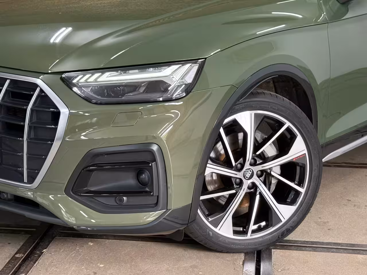 Audi Q5 Sportback 50 TFSI e S-line edition | Luchtvering | District Green | Ambient | Matrix-LED / OLED | Bu