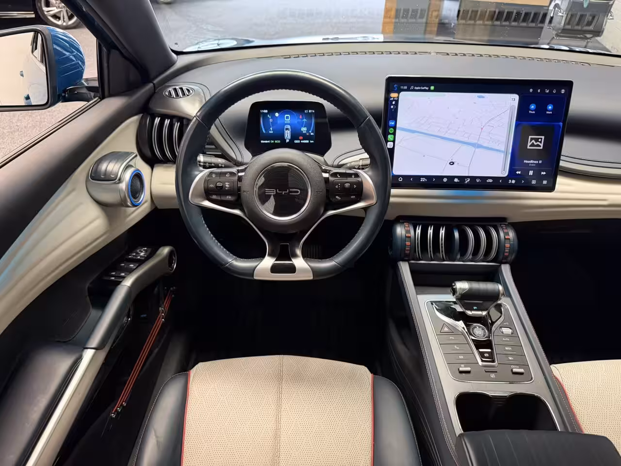 BYD Atto 3 (SOH 93%) DESIGN 60 kWh WLTP 420 KM * 45 STUKS OP VOORRAAD* APPLE CARPLAY/ ANDROID AUTO EL