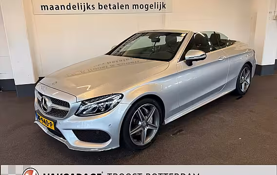 Mercedes-Benz C-klasse Cabrio 180 AMG | Airscarf | Burmester | 360 Camera | Origineel Nederlands | Cruise control | Clim