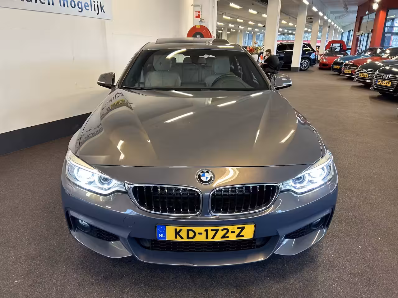 BMW 4-serie Gran Coupé 418i Individual M-pakket Schuifkanteldak/Automaat/Navigatie/Climate controle/Cruise cotrol