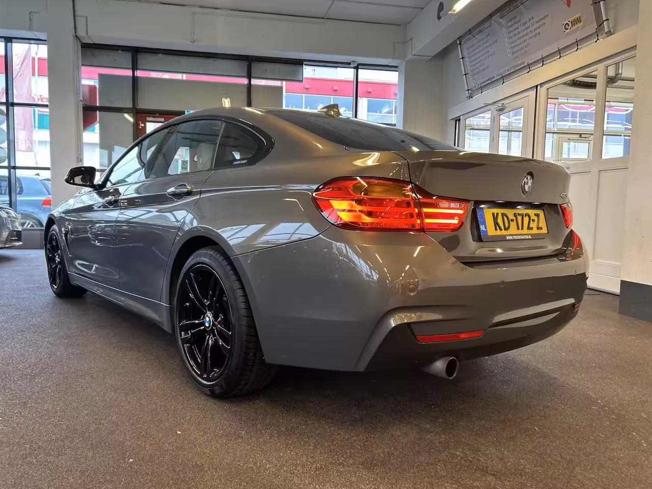 BMW 4-serie Gran Coupé 418i Individual M-pakket Schuifkanteldak/Automaat/Navigatie/Climate controle/Cruise cotrol