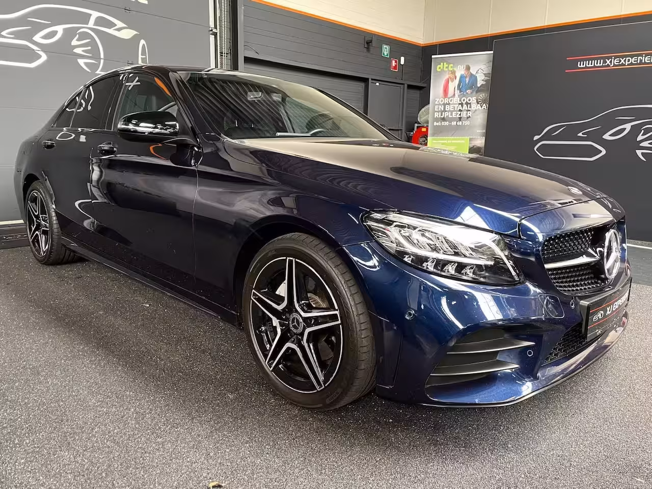 Mercedes-Benz C-klasse 160 AMG NIGHT LEER LED FACELIFT Elekt.STOELEN BTW