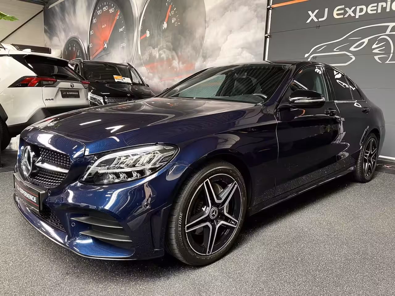 Mercedes-Benz C-klasse 160 AMG NIGHT LEER LED FACELIFT Elekt.STOELEN BTW