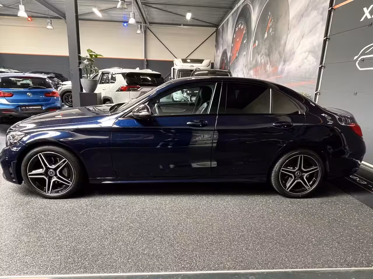 Mercedes-Benz C-klasse 160 AMG NIGHT LEER LED FACELIFT Elekt.STOELEN BTW