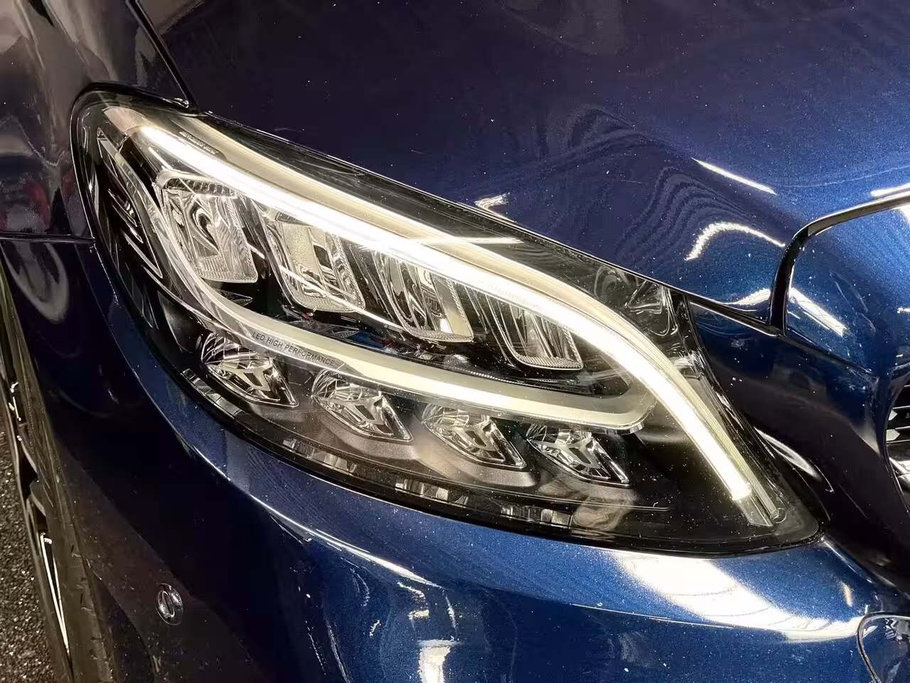 Mercedes-Benz C-klasse 160 AMG NIGHT LEER LED FACELIFT Elekt.STOELEN BTW