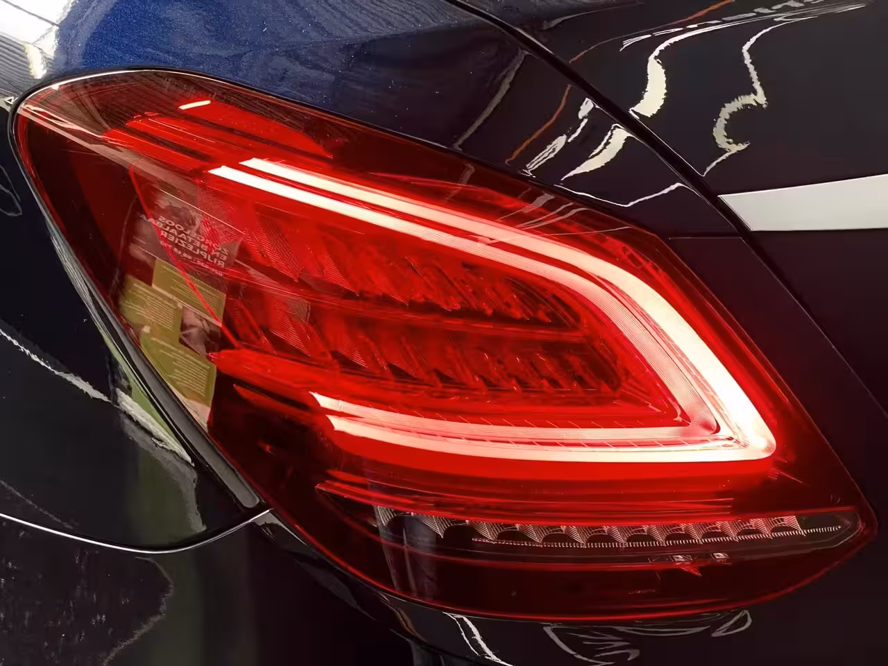 Mercedes-Benz C-klasse 160 AMG NIGHT LEER LED FACELIFT Elekt.STOELEN BTW