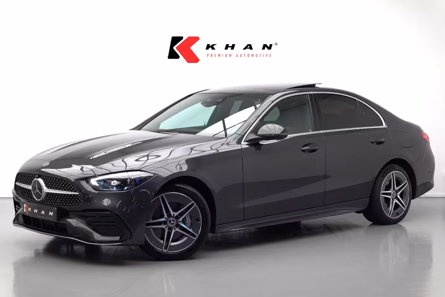 Mercedes-Benz C-klasse C300e AMG Line |Pano|Burmester|Ambient|Trekhaak|Leder|
