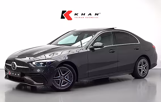Mercedes-Benz C-klasse C300e AMG Line |Pano|Burmester|Ambient|Trekhaak|Leder|