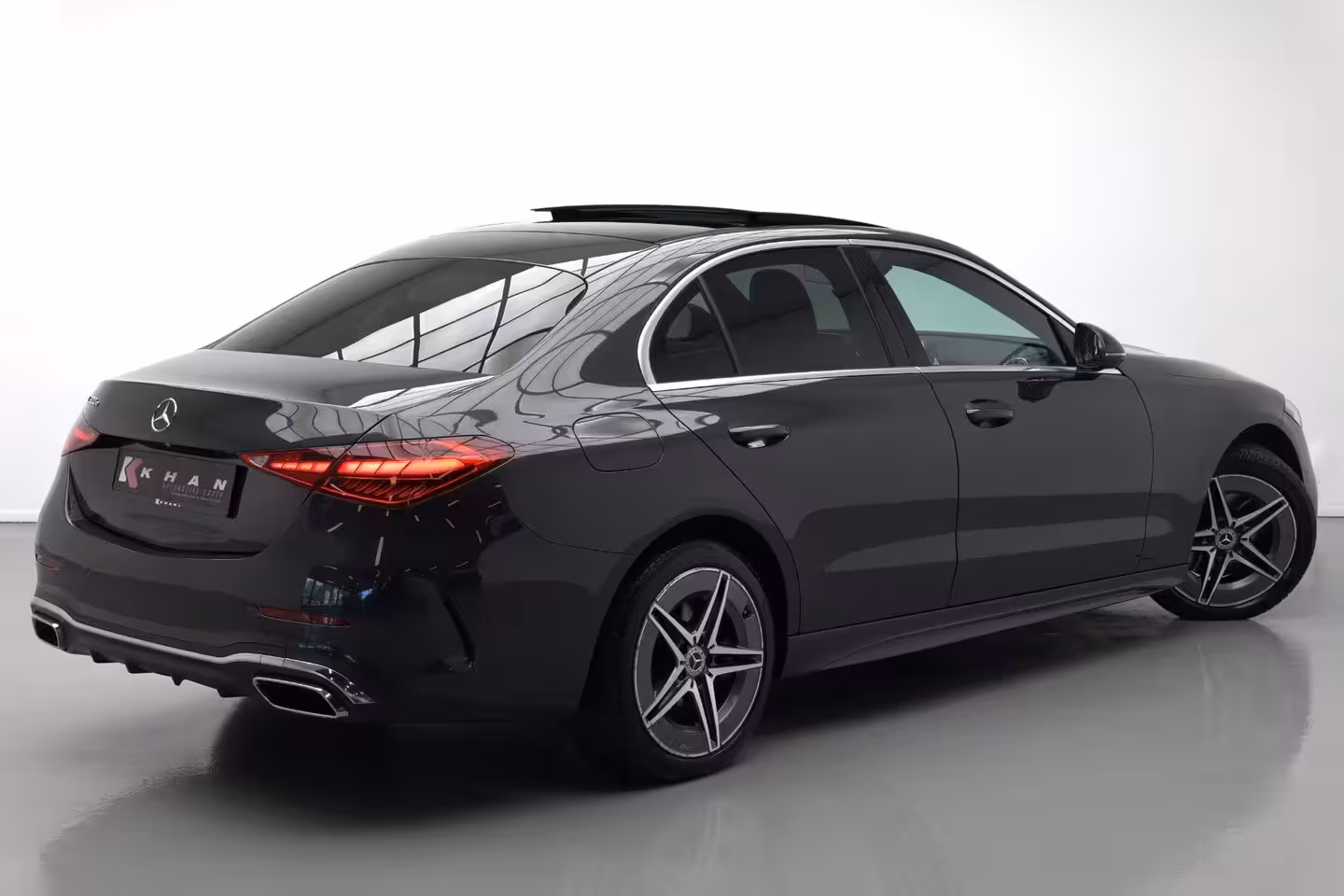 Mercedes-Benz C-klasse C300e AMG Line |Pano|Burmester|Ambient|Trekhaak|Leder|