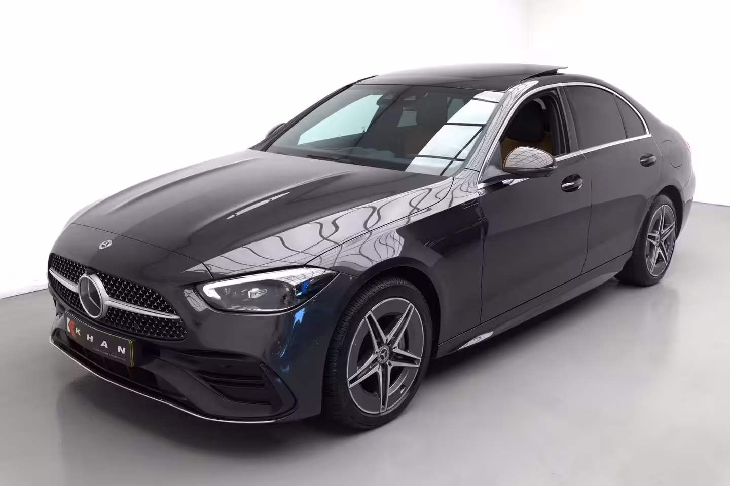 Mercedes-Benz C-klasse C300e AMG Line |Pano|Burmester|Ambient|Trekhaak|Leder|