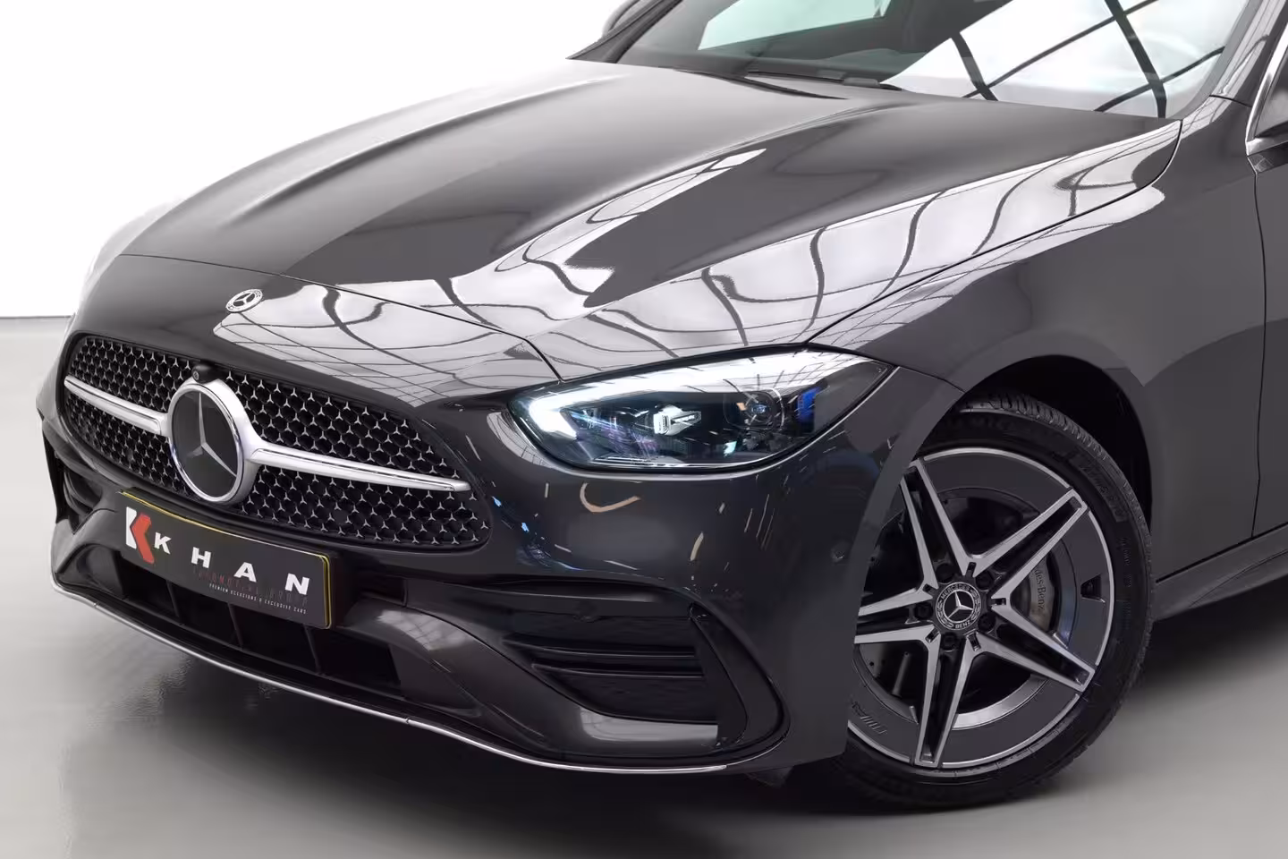 Mercedes-Benz C-klasse C300e AMG Line |Pano|Burmester|Ambient|Trekhaak|Leder|