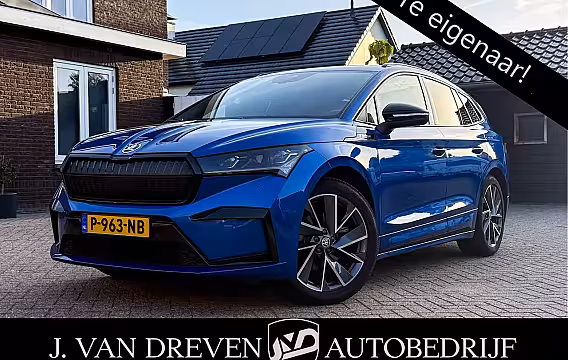Skoda Enyaq iV 60 Sportline - SOH 91, 2%, Cruise, Stoelverw., Achteruitrijcamera, 1e eigenaar, Stuurverw