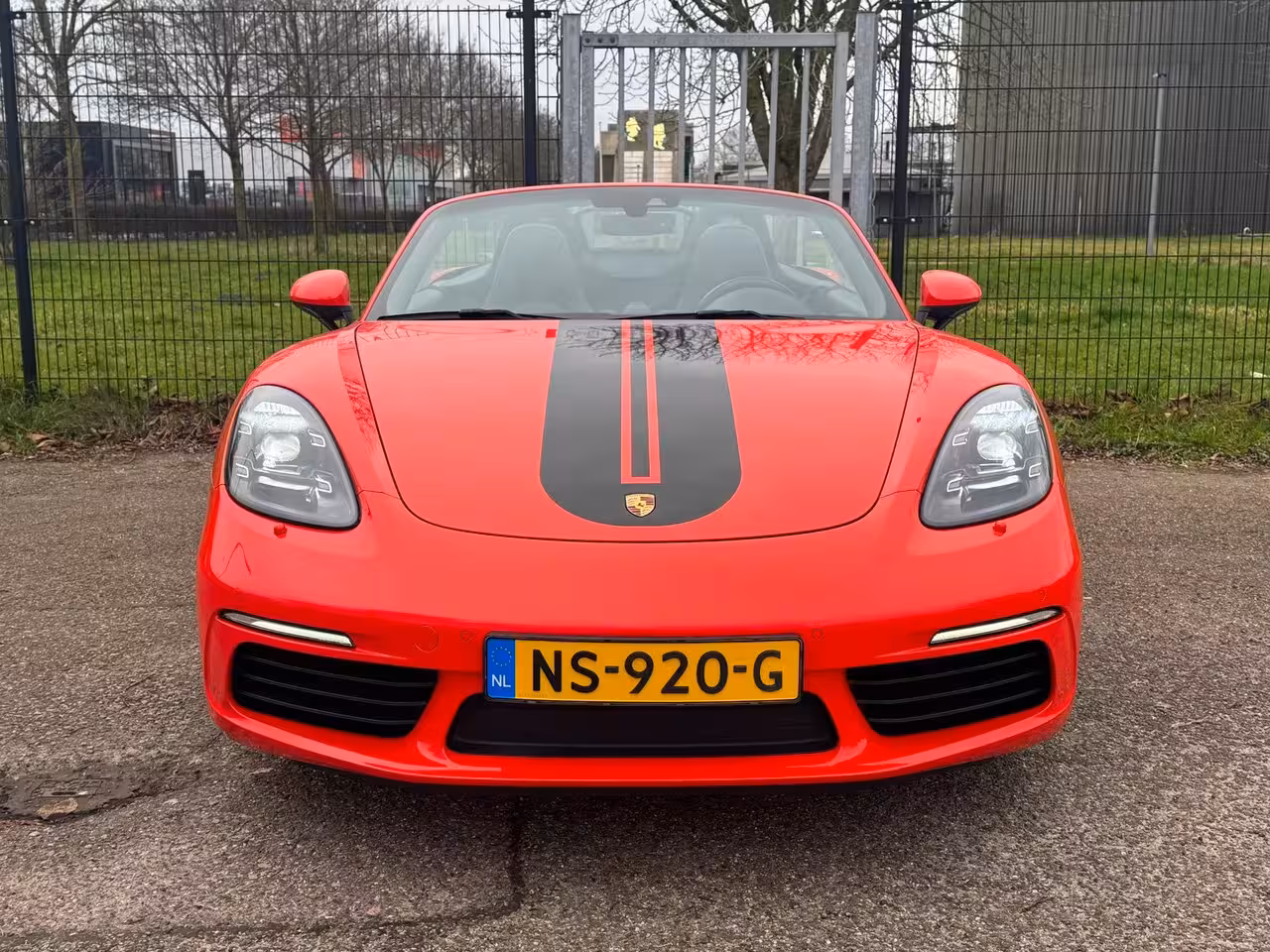 Porsche 718 Boxster S 2.5 350PK PDK Lava Orange Sportchrono PDLS 20Inch