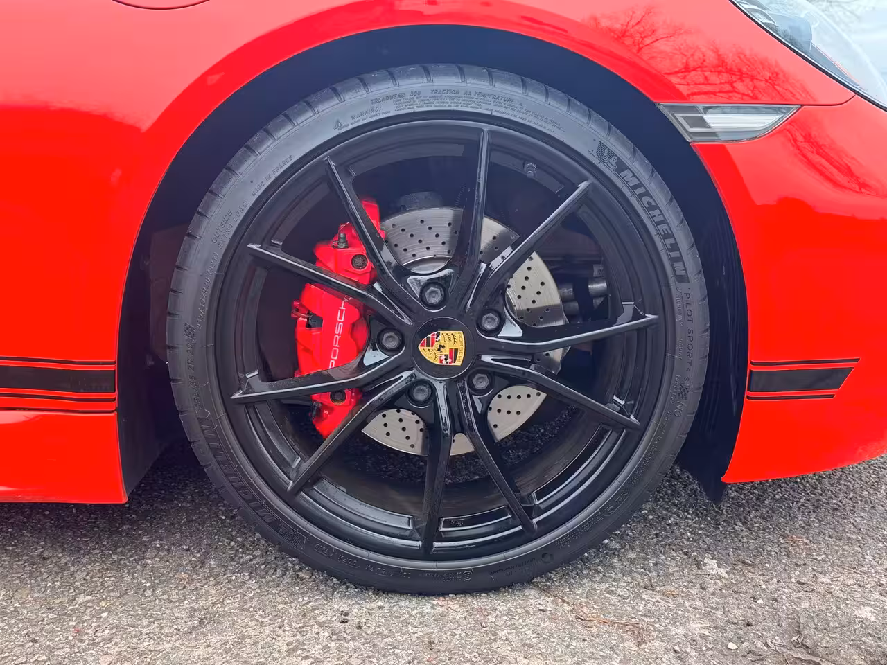 Porsche 718 Boxster S 2.5 350PK PDK Lava Orange Sportchrono PDLS 20Inch