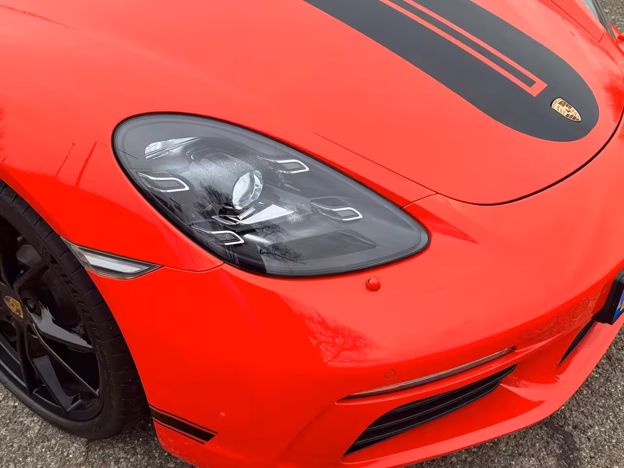Porsche 718 Boxster S 2.5 350PK PDK Lava Orange Sportchrono PDLS 20Inch
