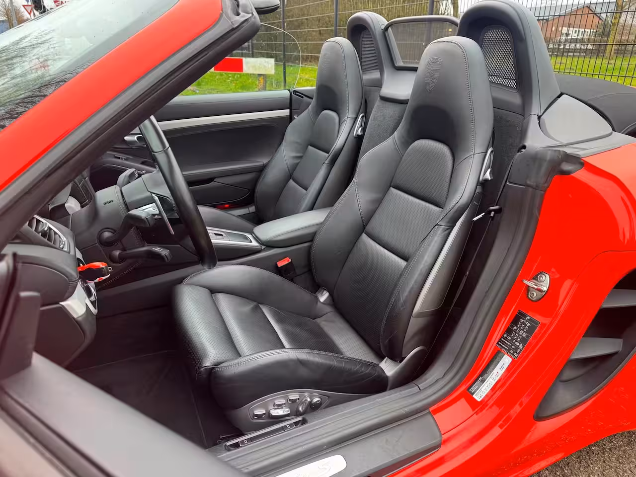 Porsche 718 Boxster S 2.5 350PK PDK Lava Orange Sportchrono PDLS 20Inch