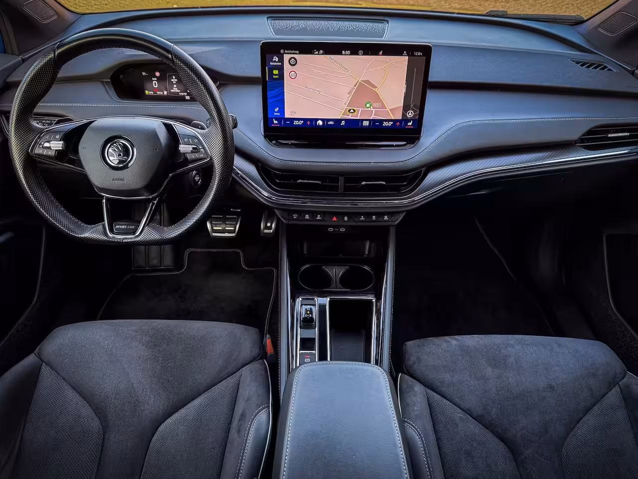 Skoda Enyaq iV 60 Sportline - SOH 91, 2%, Cruise, Stoelverw., Achteruitrijcamera, 1e eigenaar, Stuurverw