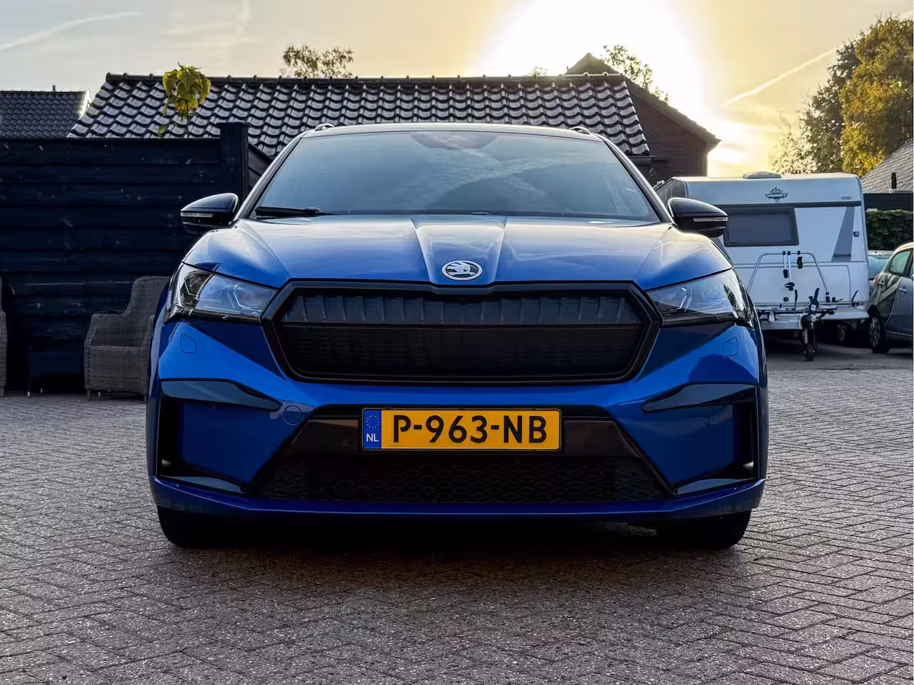 Skoda Enyaq iV 60 Sportline - SOH 91, 2%, Cruise, Stoelverw., Achteruitrijcamera, 1e eigenaar, Stuurverw