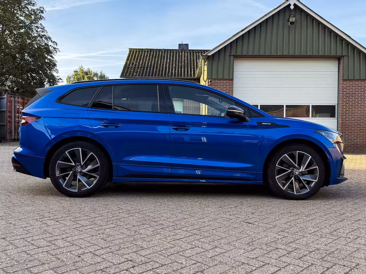 Skoda Enyaq iV 60 Sportline - SOH 91, 2%, Cruise, Stoelverw., Achteruitrijcamera, 1e eigenaar, Stuurverw
