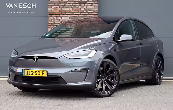 Tesla Model X Plaid AWD 6p. 100kWh | 1020pk | 71.500, - ex BTW | Luchtvering | Autopilot | Carbon | Trek