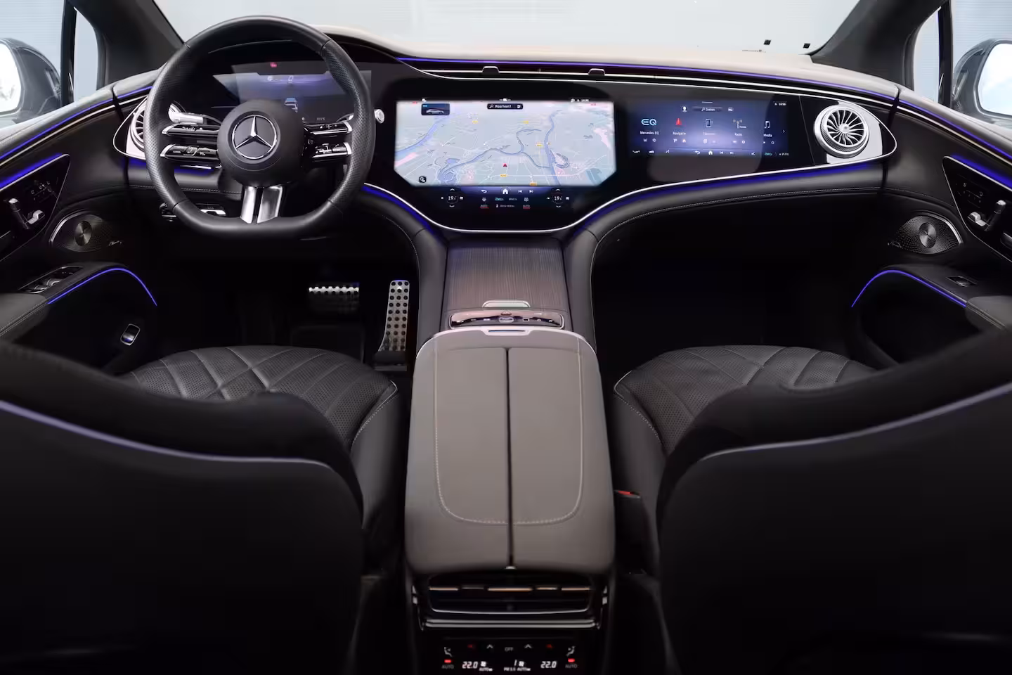 Mercedes-Benz EQS 500 4MATIC AMG Line 108 kWh | Luchtvering | Distronic+ | Hyperscreen | Achterasbesturing |