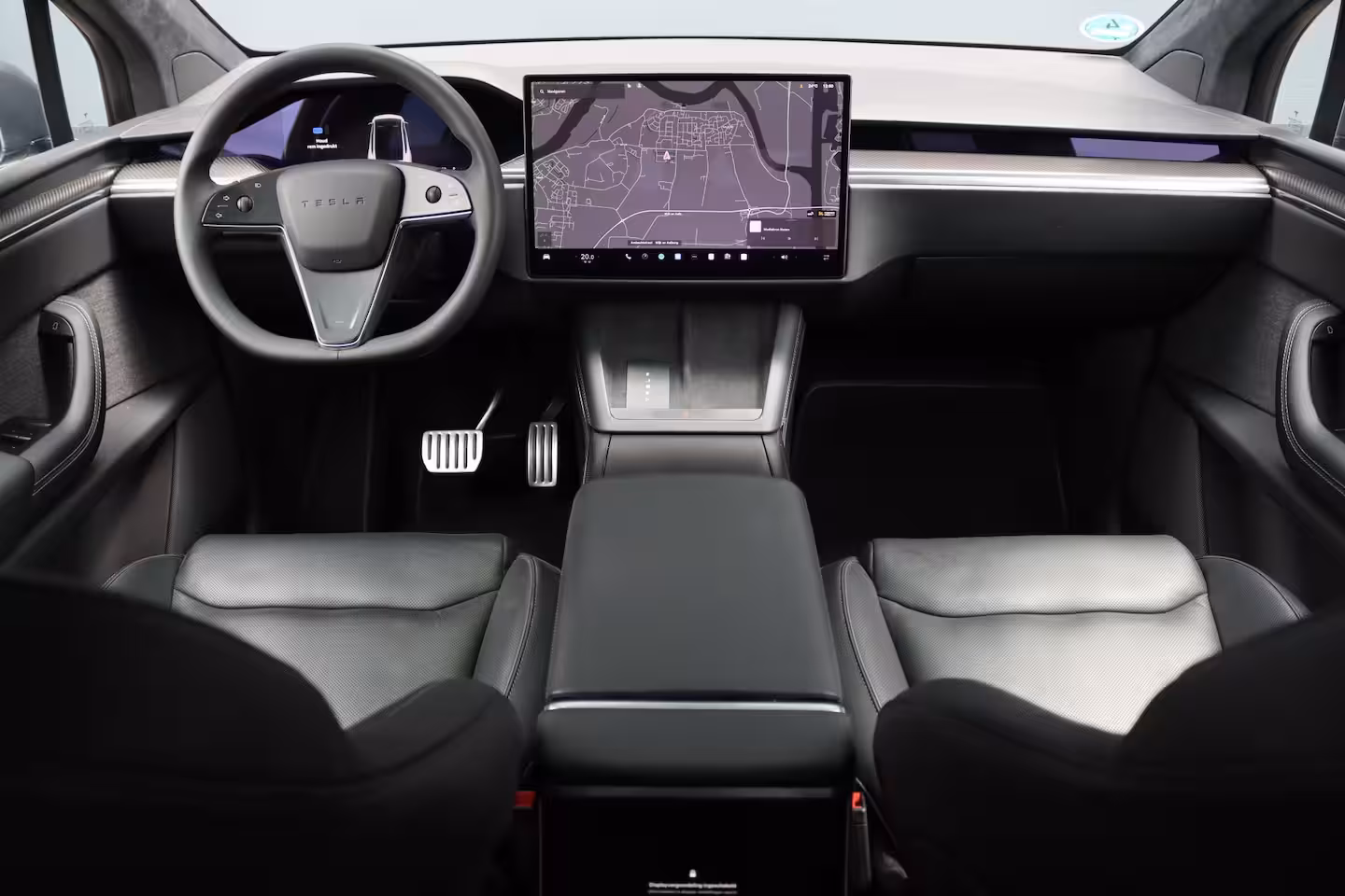 Tesla Model X Plaid AWD 6p. 100kWh | 1020pk | 71.500, - ex BTW | Luchtvering | Autopilot | Carbon | Trek