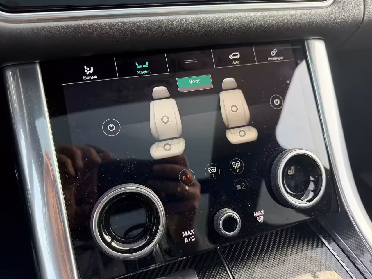 Land Rover Range Rover Sport P575 SVR Carbon Edition Suede hemel|Apple Carplay|Stoelverwarming en koeling|Pano|Head up