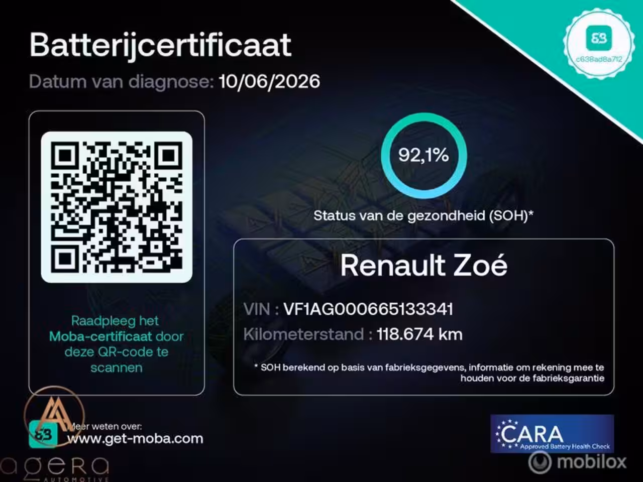Renault Zoe R135 Intens 52 kWh, Leder, Full Option, 92% SoH