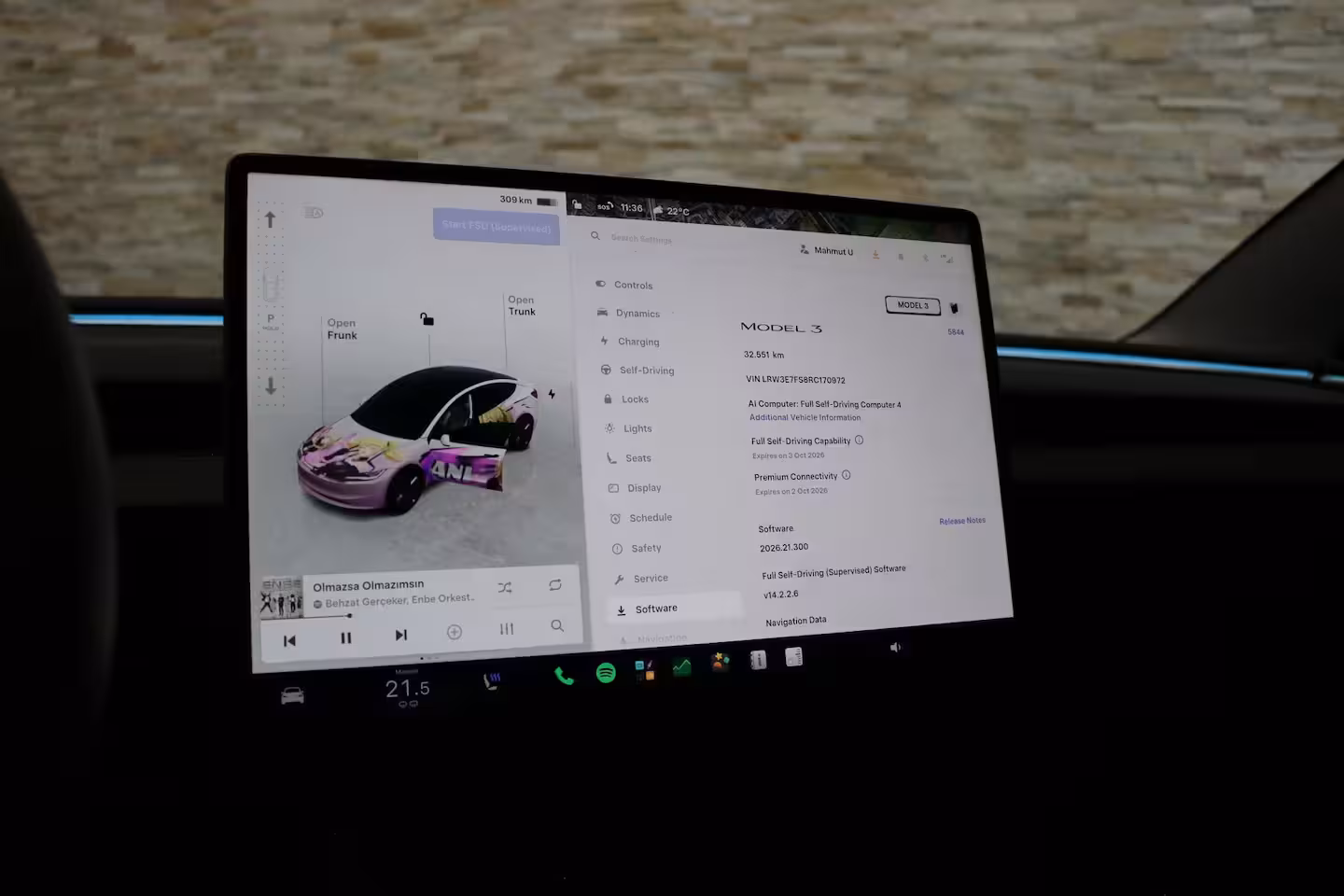 Tesla Model 3 Highland PREMIUM RWD 60 kWh Stoelverw. | Stoelvent. | Orig. NL | 94, 6 SOH |
