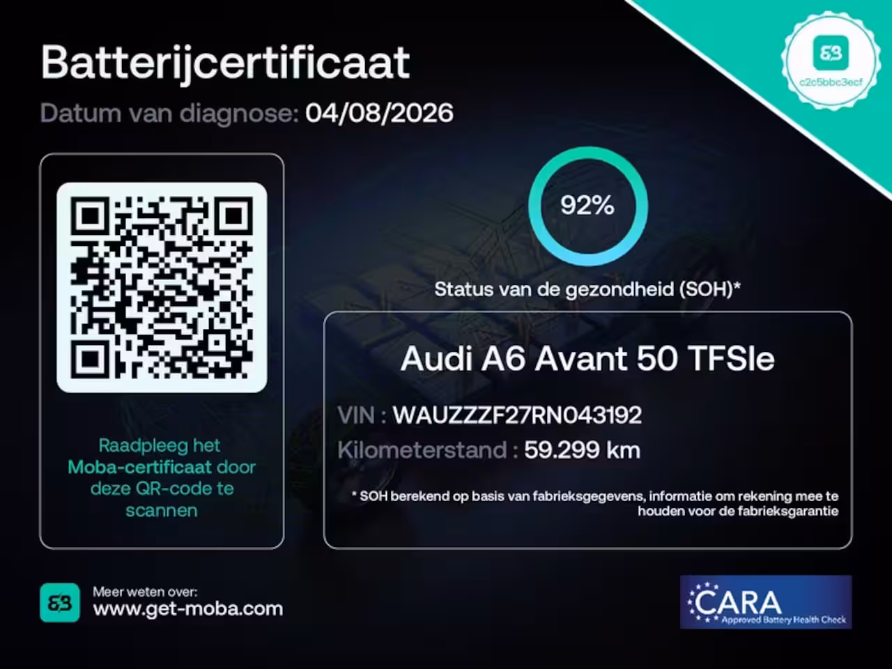 Audi A6 Avant 50 TFSI e Quattro S-Line Nightvision B&O Memory 360 Camera