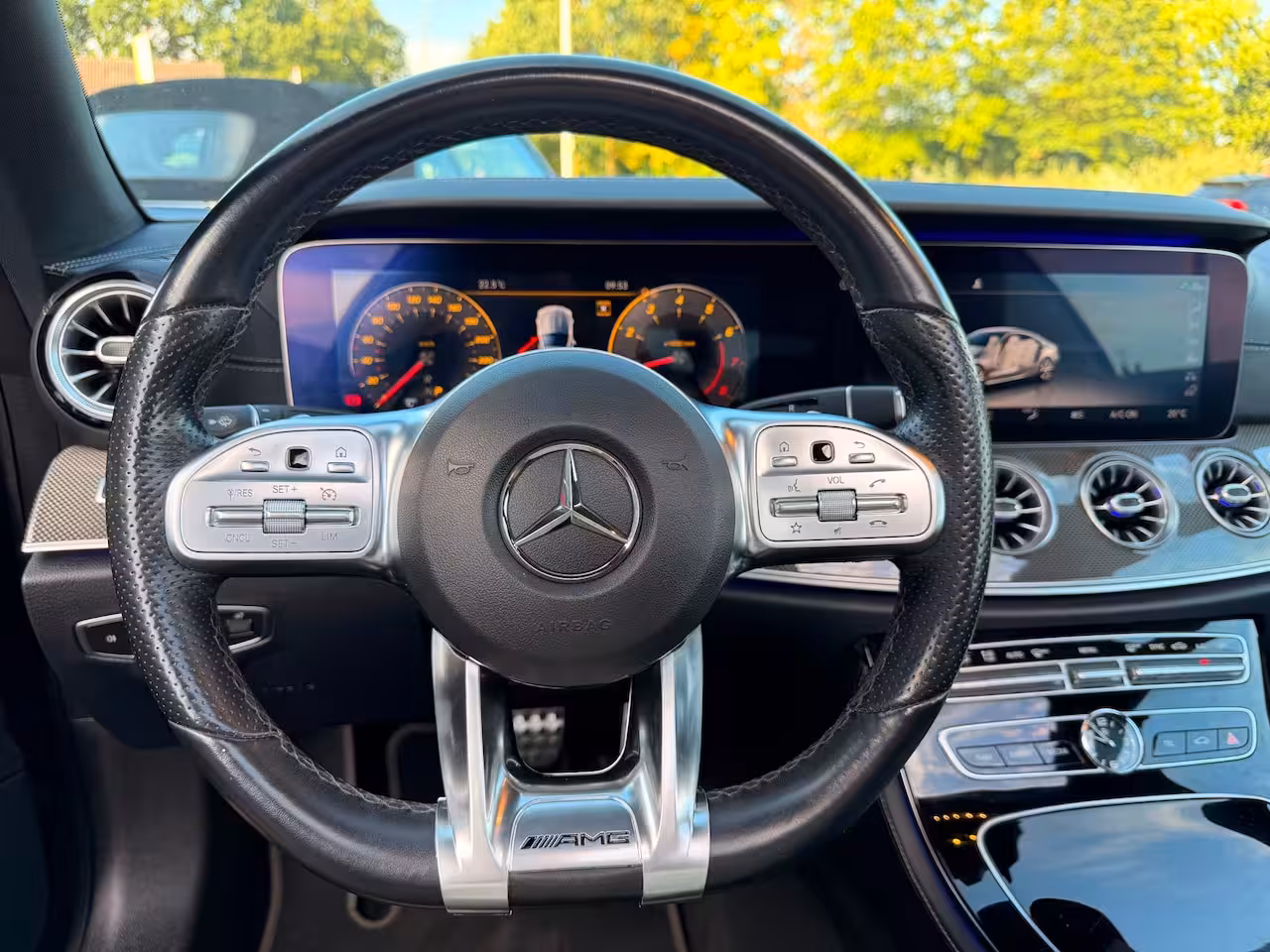 Mercedes-Benz E-klasse Coupé E200 Premium+ AMG HUD Pano Burmester Leder