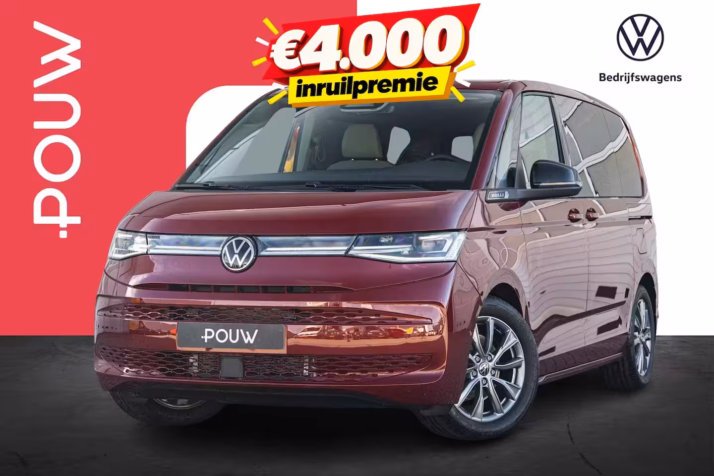 Volkswagen Multivan 1.5 eHybrid 245pk L1 Bulli Edition 4Motion 6p. | 18" Velgen | Navigatie