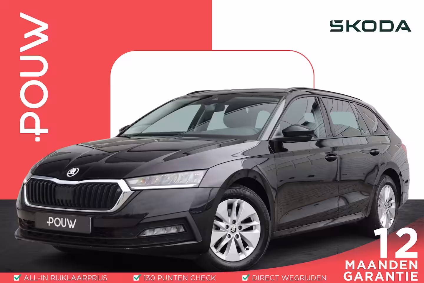 Skoda Octavia Combi 1.0 TSI 110pk Ambition | Navigatie | App Connect | Parkeersensoren |