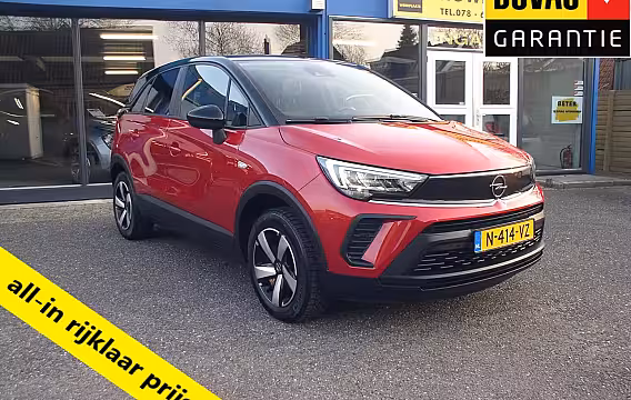Opel Crossland 110Pk Business Edition Nieuw Model Nav Ecc 1/2 Leder Afn Trekhaak Camera Pdc Led Rijklaarp