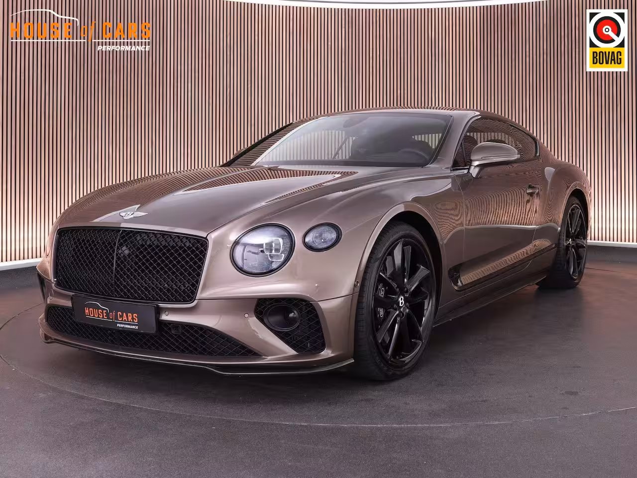 Bentley Continental GT 4.0 V8 550pk |Blackline|B&O|Mulliner Driving|Adaptive cruise|Rotating Display|Carbon|Massa