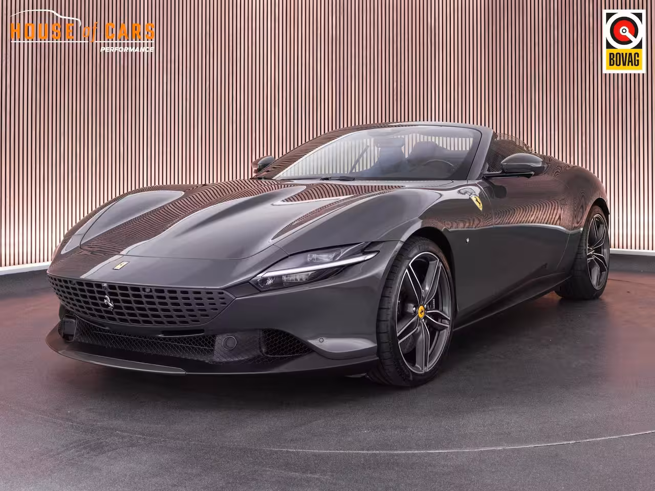 Ferrari Roma Spider 3.9 V8 |BTW|PPF|Grigio Scuro|360 camera|carbon int.|memory|Quilted seats|Apple Carplay|car