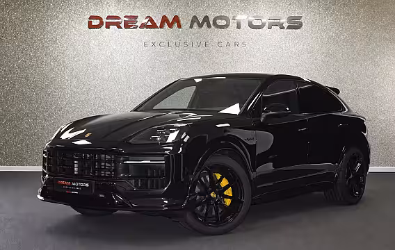 Porsche Cayenne Coupé 3.0 E-Hybrid TURBO GT 470pk | BIJRIJDERSDISPLAY | SPORTUITLAAT | PANODAK