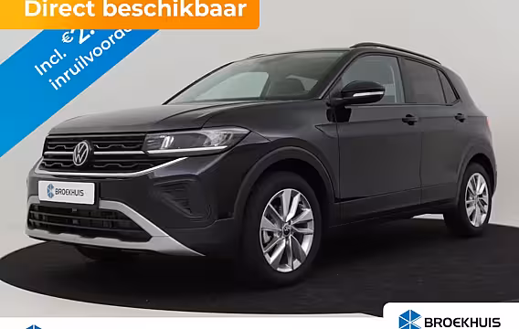 Volkswagen T-Cross Life Edition | 'App-Connect' draadloze smartphone integratie | Achterlichten LED | Afstand