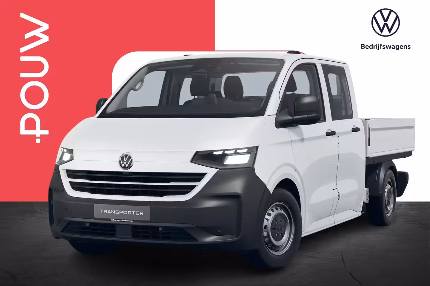 Volkswagen e-Transporter Pick-Up 32 136pk L2H1 100kW 71 kWh | Dubbele Cabine | Trekhaak
