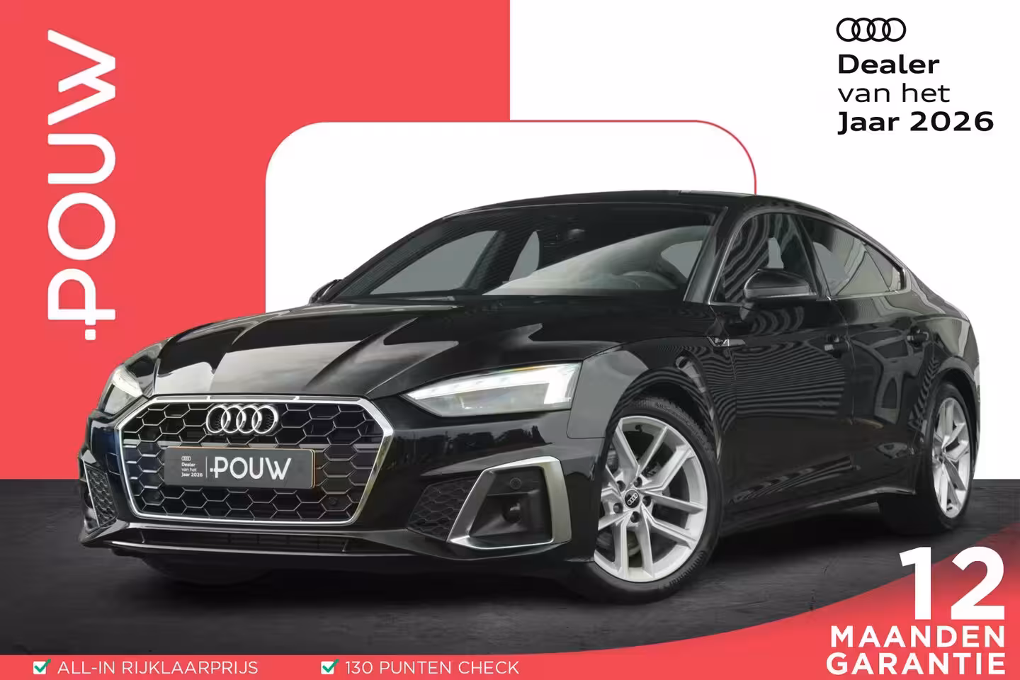 Audi A5 Sportback 35 TFSI 150pk S Edition | Stoelverwarming | Achteruitrijcamera | Matrix LED | Apple Carpla