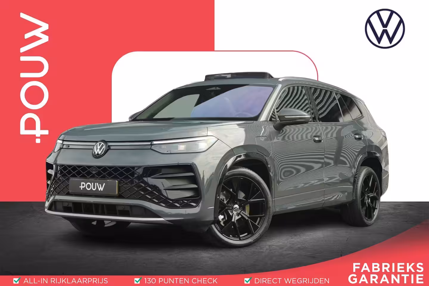 Volkswagen Tayron 1.5 eHybrid 272pk DSG R-Line Edition | Trekhaak | Panoramadak | Dodehoek Assist | Stoel-/A
